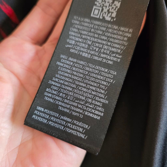 Women's Guess Black Red Rose Print Mini Dress Size M - Picture 10 of 13